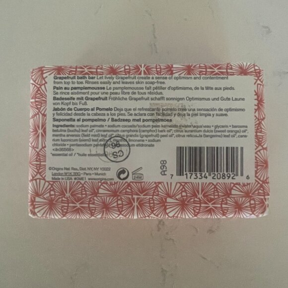 Origins Gloomsaway Grapefruit Bathbar, 7 oz,‎ NWT - Picture 3 of 3